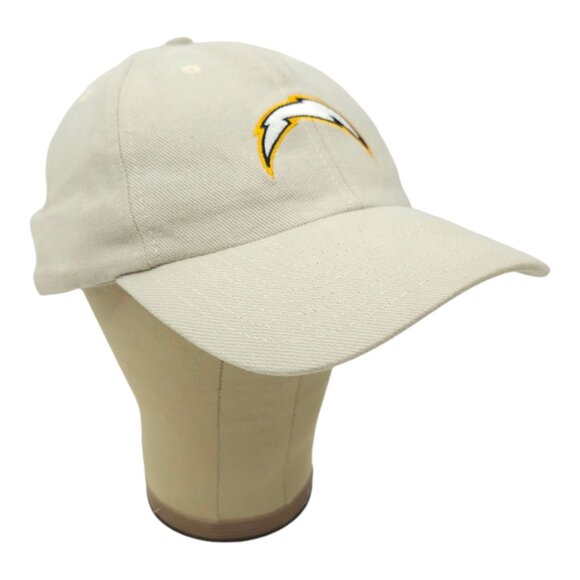 NFL Los Angeles Chargers Football Adjustable Strapback Cap Baseball Hat Khaki - Picture 3 of 13